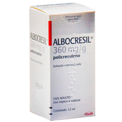 Albocresil  360mg - 12 mL - Solução