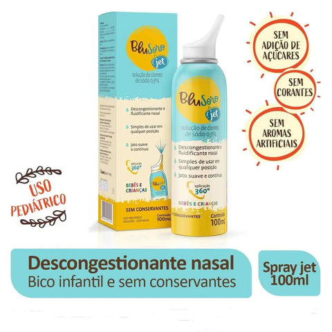 Blusoro Jet Infatil  0.009 - 100 mL - Solução