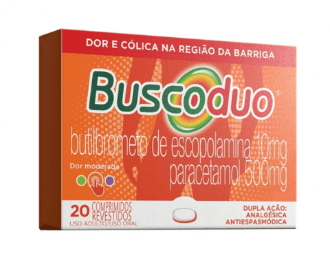 Buscoduo  10mg + 500mg - 20 Unidades - Comprimido