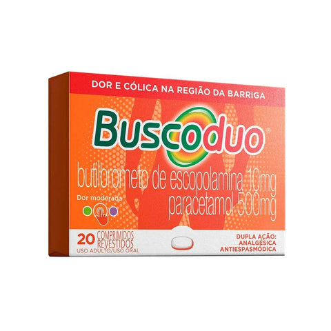 Buscoduo  10mg + 500mg - 20 Unidades - Comprimido