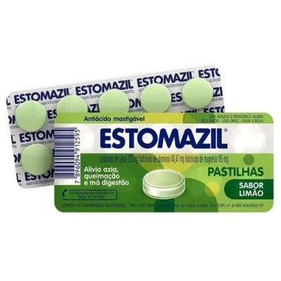 Estomazil Pastilha  230mg + 185mg + 185mg - 10 Unidades - Comprimido