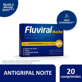 Fluviral Noite  400mg + 20mg + 400mg + 4mg - 20 Unidades - Comprimido