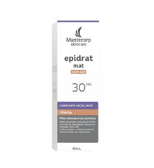 Hidratante Facial Epidrat Mat  Cor Média - FPS 30 - 40 mL