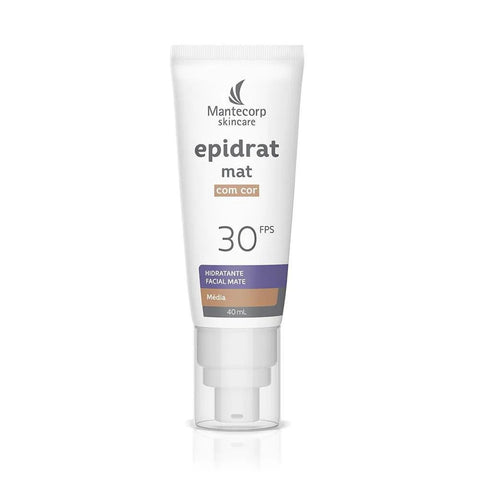 Hidratante Facial Epidrat Mat  Cor Média - FPS 30 - 40 mL