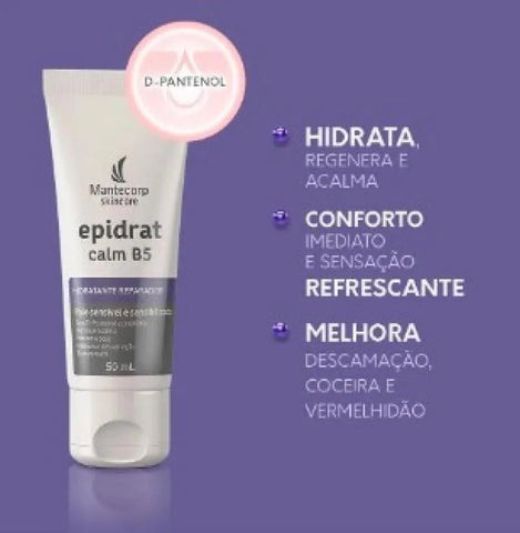 Hidratante Reparador Facial Mantecorp Epidrat Caml B5 - 50Ml