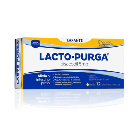 Lacto-Purga  5mg - 12 Unidades - Comprimido