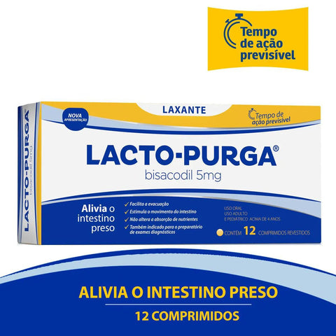 Lacto-Purga  5mg - 12 Unidades - Comprimido