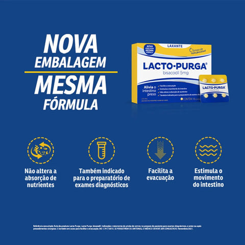 Lacto-Purga  5mg - 12 Unidades - Comprimido