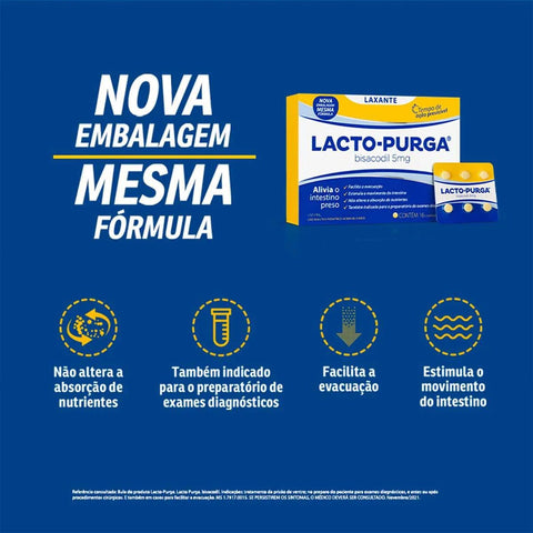 Lacto-Purga  5mg - 16 Unidades - Comprimido