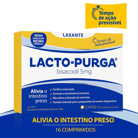 Lacto-Purga  5mg - 16 Unidades - Comprimido