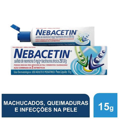 Nebacetin  5mg/g + 250UI/g - 15 g - Pomada