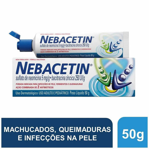 Nebacetin  5mg/g + 250UI/g - 50 g - Pomada