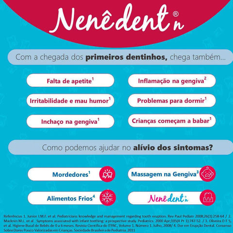 Nenê Dent N  150mg/g + 3,40mg/g + 3,20mg/g - 10 g - Gel