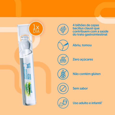 Probiótico Tamarine Germina  5 Unidades - Sachê
