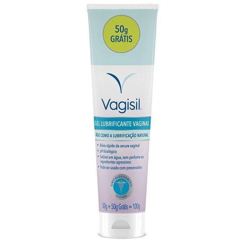 Gel Lubrificante Vagisil 50G + 50G, Grátis