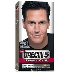 Shampoo Color Grecin 5 - Preto Com 60Ml