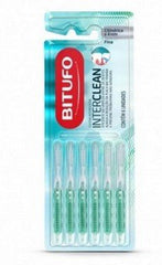 Escova Interdental Bitufo Interclean Cilíndrica Fina, 6 Unidades de 4Mm Cada