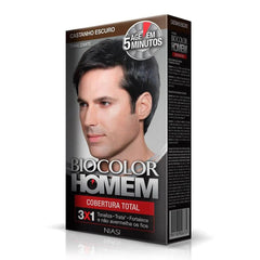 Tonalizante Biocolor Homem Cobertura Total Castanho Escuro