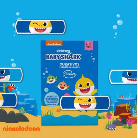 Curativo Cremer Baby Shark  10 Unidades