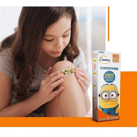 Curativo Cremer Minions  10 Unidades