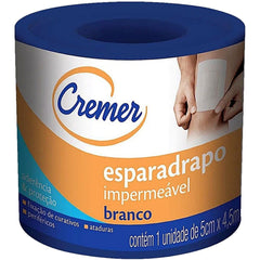 Esparadrapo Impermeável Cremer  5cm x 4,5M - 1 Unidade