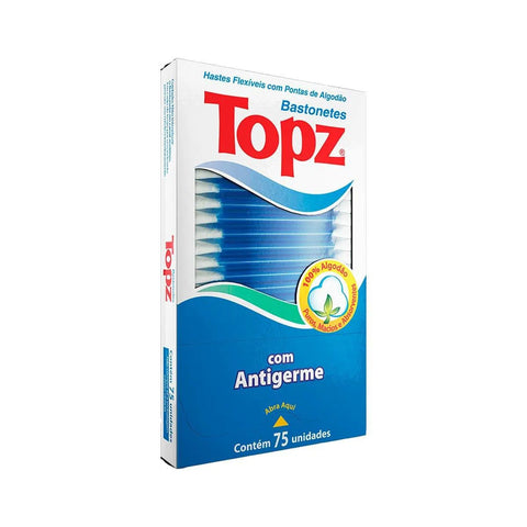 Hastes Flexíveis Topz Caixa Com 75 Unidades