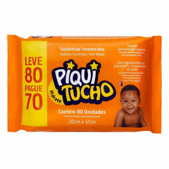 Lenço Umedecido Piquitucho Hidrate  80 Unidades