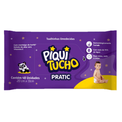 Lenço Umedecido Piquitucho Pratic 48 Unidades