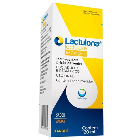Lactulona (Daiichi-Sankyo)  667mg - 120 mL - Xarope - Sabor Ameixa