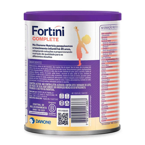 Fórmula Infantil Fortini Complete  Sabor Baunilha - 3 a 10 Anos - 400 g