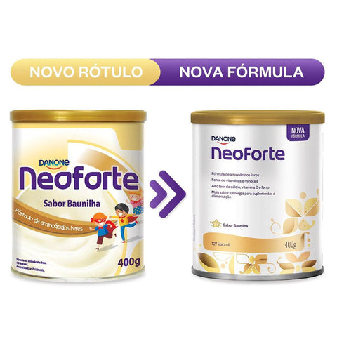 Fórmula Infantil Neoforte  Sabor Baunilha - 400 g