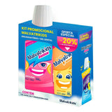 Kit Malvatrikids Infantil Pasta de Dente + Enxaguante Bucal  4+ Anos + Junior - 70 g + 250 mL