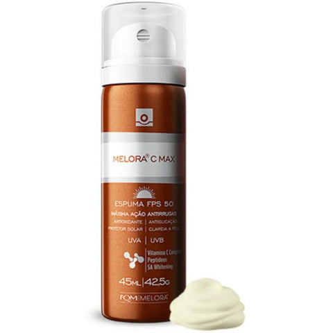 Melora Com Max Espuma Fator 50 45 Ml
