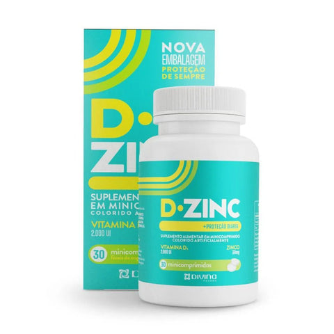 D-Zinc  2.000Ui + 30mg - 30 Unidades - Comprimido