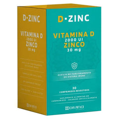 D-Zinc  2.000Ui + 30mg - 60 Unidades - Comprimido