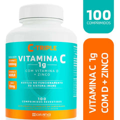 Vitamina C C-Triple  1g - 100 Unidades - Comprimido