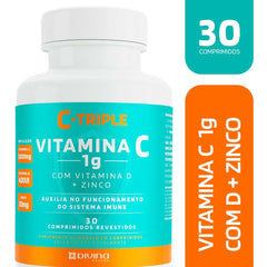 Vitamina C C-Triple  1g - 30 Unidades - Comprimido