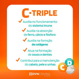 Vitamina C C-Triple  1g - 30 Unidades - Efervescente