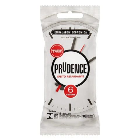 Preservativo Prudence Efeito Retardante  6 Unidades