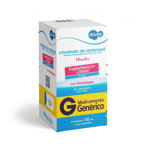 Cloridrato de Ambroxol (EMS)  3mg/mL - 120 mL - Xarope