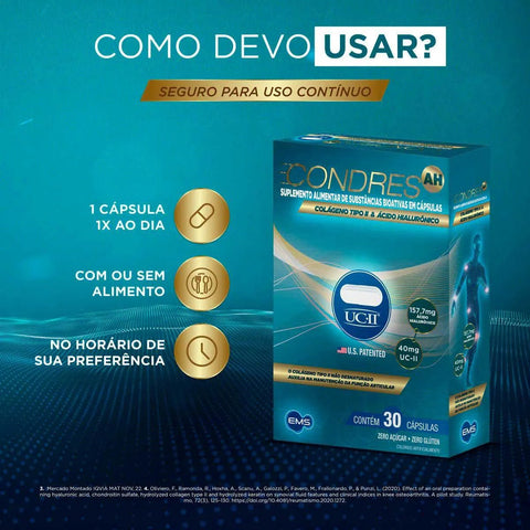 Condres AH  40mg + 157,7mg - 30 Unidades - Cápsula