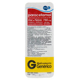 Paracetamol (EMS)  750mg - 4 Unidades - Comprimido