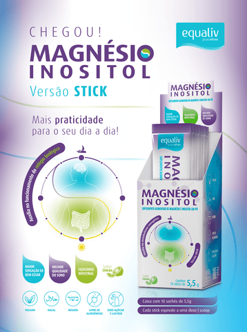 Equaliv Magnésio Inositol - 10 Sticks