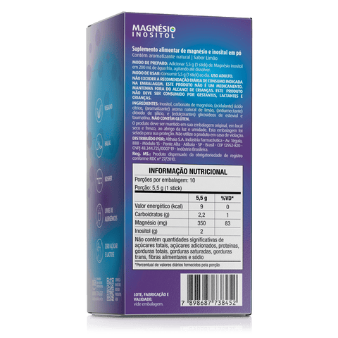 Equaliv Magnésio Inositol - 10 Sticks
