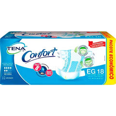 Fralda Geriátrica Tena Confort  Tamanho EG - 18 Unidades