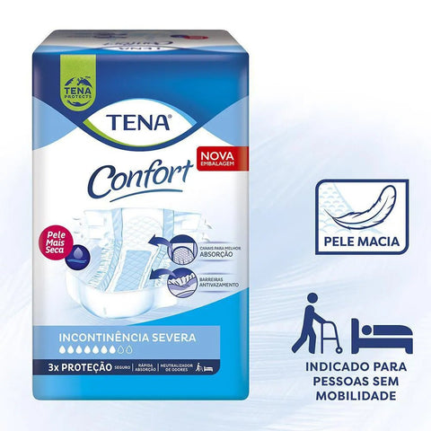 Fralda Geriátrica Tena Confort  Tamanho G - 20 Unidades