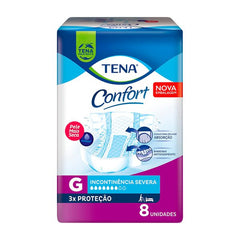 Fralda Geriátrica Tena Confort  Tamanho G - 8 Unidades