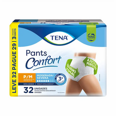 Fralda Geriátrica Tena Confort  Tamanho M - 29 + 3 Unidades