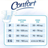 Fralda Geriátrica Tena Confort  Tamanho M - 8 Unidades