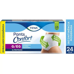 Fralda Geriátrica Tena Pants Confort  Tamanho G/EG - 24 Unidades
